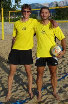 Ralf und Thomas beim Beachfinale 2007
